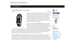 Desktop Screenshot of ladiesfastrackwatches.weebly.com