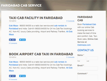 Tablet Screenshot of faridabad-cab.weebly.com