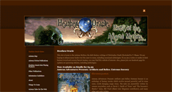 Desktop Screenshot of heathenoracle.weebly.com