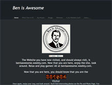 Tablet Screenshot of benisawesome.weebly.com