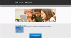Desktop Screenshot of howtocopyandpaste.weebly.com
