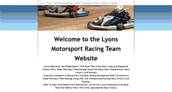 Desktop Screenshot of lyonsmotorsport.weebly.com