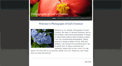 Desktop Screenshot of photosofgodscreation.weebly.com