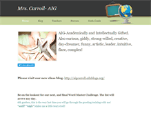Tablet Screenshot of mrscarrollaig.weebly.com
