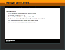 Tablet Screenshot of mrsmayo.weebly.com