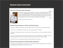 Tablet Screenshot of business-name-generator.weebly.com