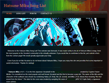 Tablet Screenshot of mikusongs.weebly.com