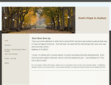 Tablet Screenshot of christianautism.weebly.com