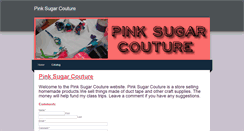 Desktop Screenshot of pinksugarcouture.weebly.com