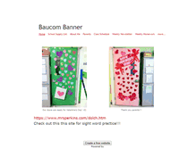 Tablet Screenshot of baucombanner.weebly.com