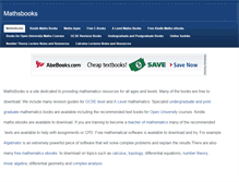 Tablet Screenshot of mathsbooks.weebly.com