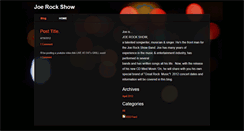 Desktop Screenshot of joerockshow.weebly.com