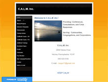 Tablet Screenshot of calminc.weebly.com