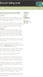 Mobile Screenshot of callingcardsnews.weebly.com