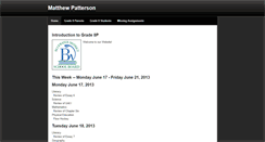 Desktop Screenshot of pattersonm.weebly.com