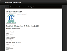 Tablet Screenshot of pattersonm.weebly.com
