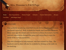 Tablet Screenshot of mrswassmersfacspage.weebly.com