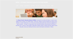Desktop Screenshot of ottawaparentseducationnetwork.weebly.com
