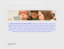 Tablet Screenshot of ottawaparentseducationnetwork.weebly.com