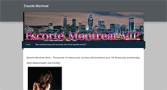 Desktop Screenshot of escortemontreal.weebly.com