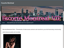 Tablet Screenshot of escortemontreal.weebly.com