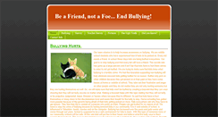 Desktop Screenshot of beafriendnotafoe.weebly.com