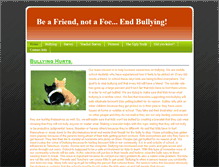 Tablet Screenshot of beafriendnotafoe.weebly.com