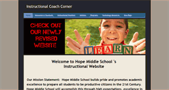 Desktop Screenshot of hopemiddle.weebly.com