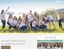 Tablet Screenshot of alphasigmataudeltatau.weebly.com