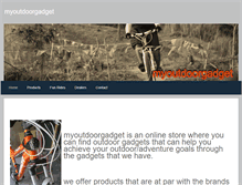 Tablet Screenshot of myoutdoorgadget.weebly.com