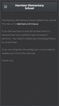 Mobile Screenshot of harrisonelementarycrcsd.weebly.com