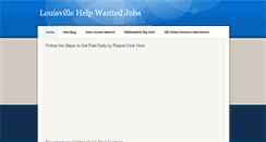 Desktop Screenshot of louisvillehelpwanted.weebly.com