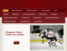 Tablet Screenshot of cvhockey.weebly.com