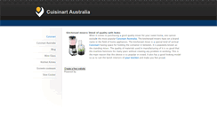 Desktop Screenshot of cuisinartaustralia.weebly.com