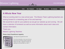 Tablet Screenshot of missionlightning.weebly.com