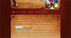 Desktop Screenshot of embracingdiversity.weebly.com