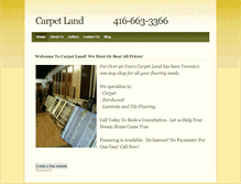 Tablet Screenshot of carpetland.weebly.com