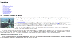 Desktop Screenshot of divegear.weebly.com