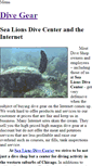 Mobile Screenshot of divegear.weebly.com