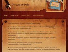 Tablet Screenshot of designsbydale.weebly.com