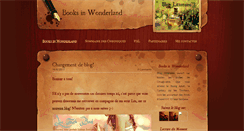 Desktop Screenshot of booksinwonderland.weebly.com