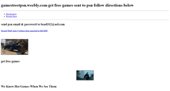 Desktop Screenshot of gamestreetpsn.weebly.com