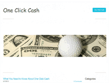 Tablet Screenshot of oneclickcasheasytips.weebly.com