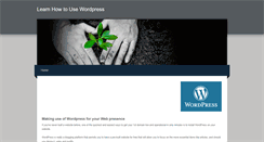 Desktop Screenshot of learnhowtousewordpress.weebly.com