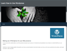 Tablet Screenshot of learnhowtousewordpress.weebly.com