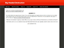 Tablet Screenshot of bigheadeddestruction.weebly.com