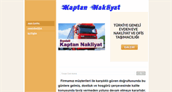 Desktop Screenshot of kaptannakliyat.weebly.com