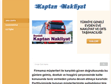 Tablet Screenshot of kaptannakliyat.weebly.com