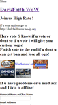 Mobile Screenshot of darkfaithwow.weebly.com