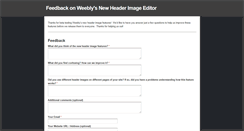 Desktop Screenshot of betafeedback.weebly.com